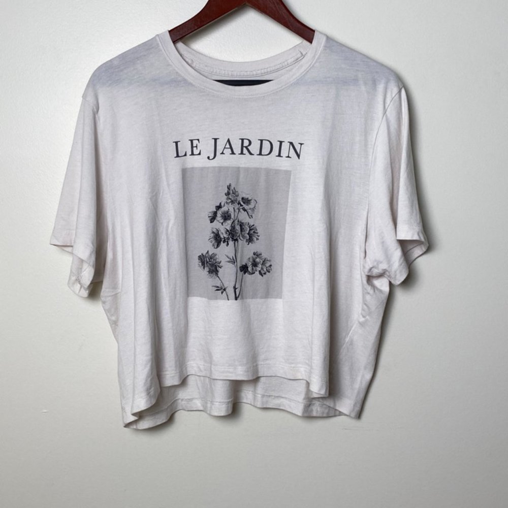 Abercrombie & Fitch graphic crop top size XL